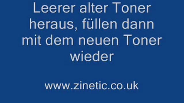 Wie man Laser-Tonerpatronen wieder füllt - Methode 1 смотреть онлайн