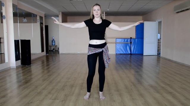 Восточные танцы для начинающих - Урок 3 (движения бедрами) смотреть онлайн