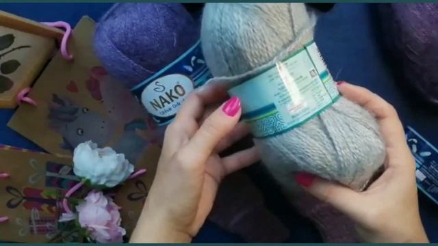 Обзор пряжи NAKO Mohair Delicate/Super Mohair смотреть онлайн
