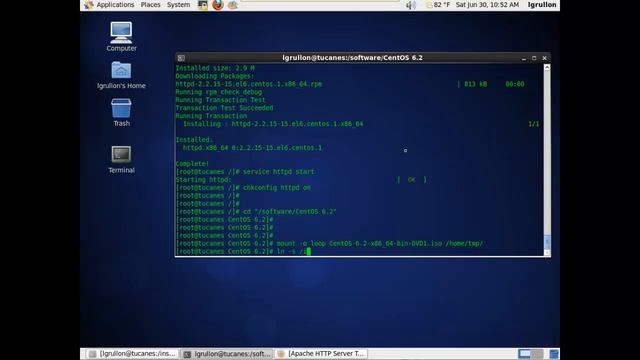 CentOS 6.2 - Apache as an Installation Server смотреть онлайн