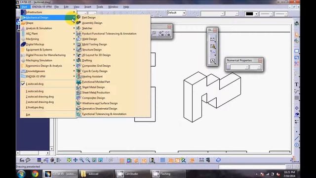 autocad drawing import to catia drafting & part model |catia tips and tricks смотреть онлайн