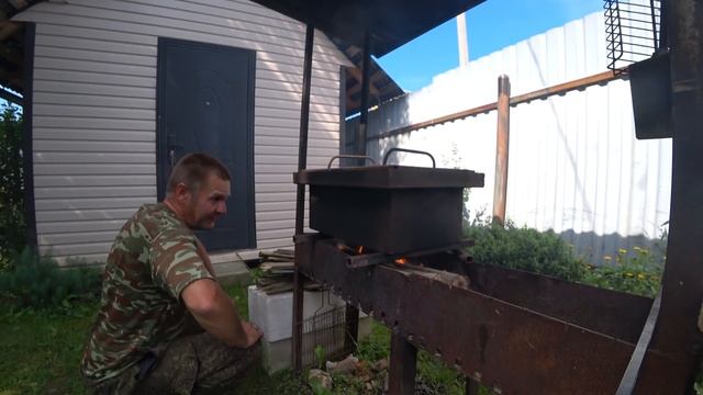Прогулка по лесу. Грибы. Копчение рыбы. смотреть онлайн