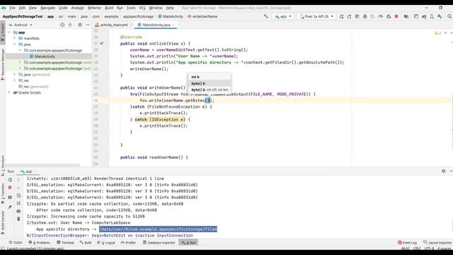 Android:App Data & Files|Apps Internal Storage|Save to app-specific storage|Android App Development смотреть онлайн