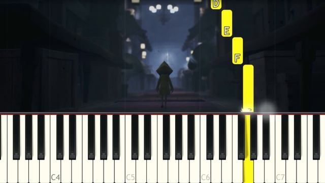 Little Nightmares 2 - Six's Music Box - VERY EASY Piano tutorial смотреть онлайн