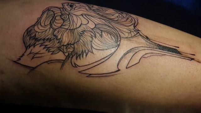 #1 - БЕЗ ЛИШНИХ СЛОВ - Сеанс татуировки в деталях. Король Конг. смотреть онлайн