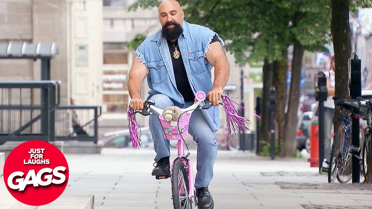 Best Fitness Pranks 2023 | Just For Laughs Gags - Лучшие фитнес-пранки 2023 года | Просто ради шутки смотреть онлайн