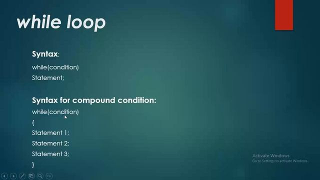 Computer 2nd Year Lecture 37 Loop, While Loop смотреть онлайн