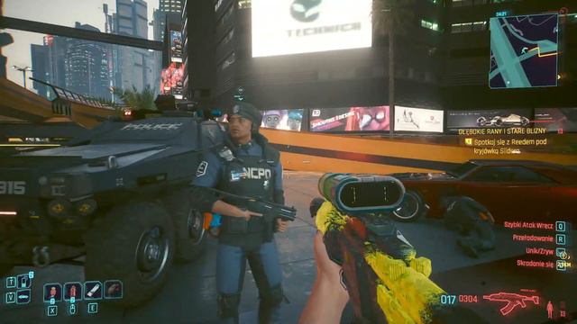 Cyberpunk 2077 2.0 Phantom Liberty / POLICE AI BUG смотреть онлайн