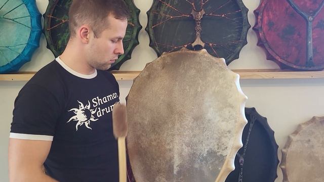 Бубен Медведь shaman drum Bear смотреть онлайн