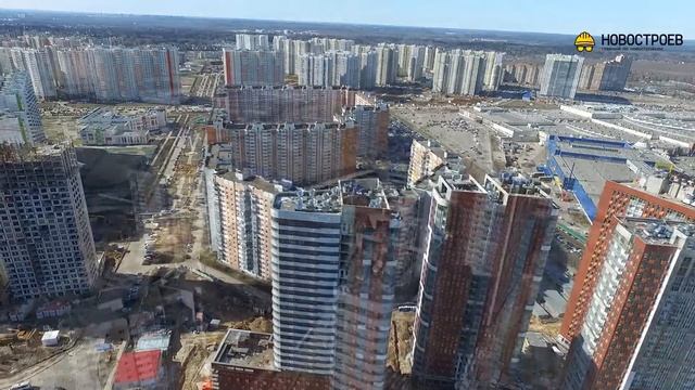 Аэросъемка ЖК "Ленинградский", 26.03.2017 смотреть онлайн