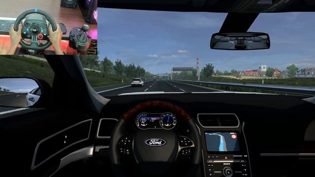 Ford Explorer Platinum 2019 - Euro Truck Simulator 2 1.48 | Logitech G29 Gameplay смотреть онлайн
