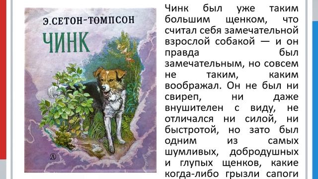 МБУК РГЦБС Детская библиотека имени А. С. Пушкина. Презентация книги Эрнеста Сетон-Томпсона "Чинк" смотреть онлайн