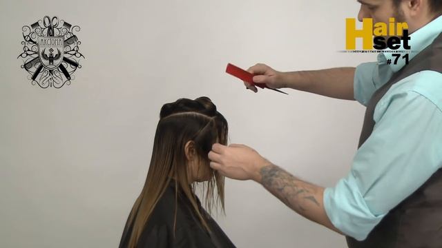 HAIR SET #71 Haircut стрижка "Лесенка" - RU смотреть онлайн