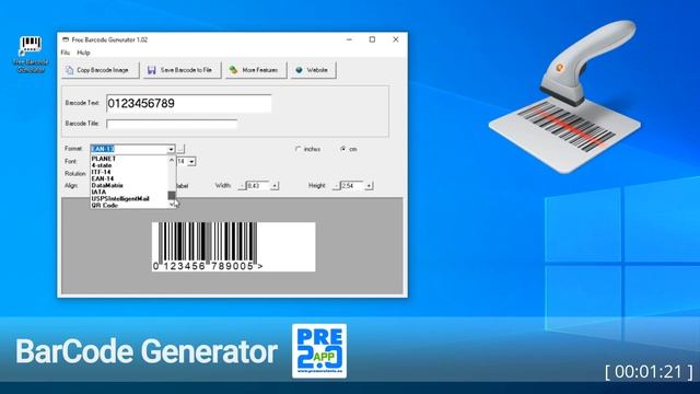 Free Barcode Generator: una splendida App.! смотреть онлайн