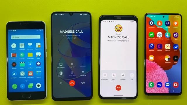 Meizu M5 Calling Honor X7a / Samsung Galaxy A51 Calling Google Pixel 4XL / Incoming & Outgoing Call смотреть онлайн