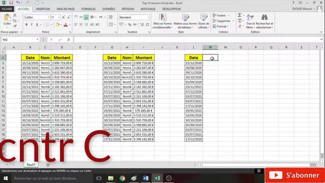 top 10 raccourcie excel смотреть онлайн