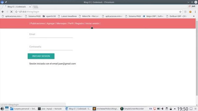 07 - Registro y Cierre de la Sesión [CodeIgniter 3 - PHP 7] смотреть онлайн