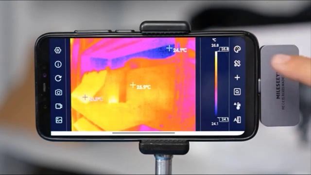 Mileseey TR256i TR160i Mini Thermal Imaging Camera 256x192 USB Type C OTG for Android Infrared смотреть онлайн