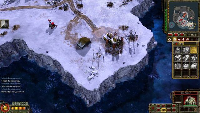 C&C Red Alert 3 Remix Mod - Soviet Union Gameplay (No Commentary) vs Brutal AI смотреть онлайн