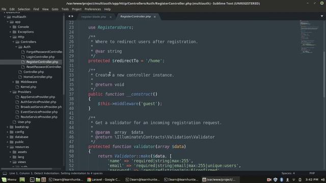 Multi Authentication Laravel 5.6 part-2 смотреть онлайн