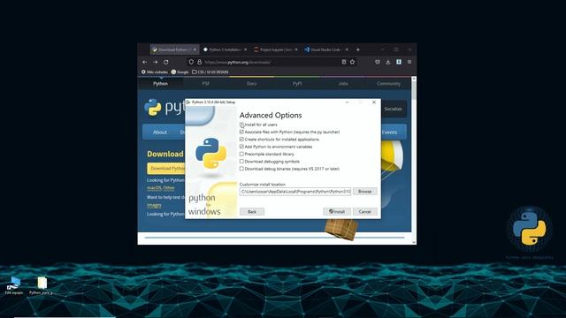 Instalación de Python, JupyterLab y Visual Studio Code смотреть онлайн