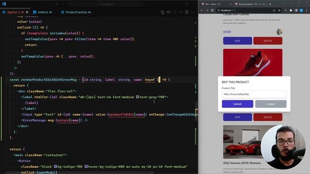 [Arabic] React.js, TypeScript, Redux - 95 - Render Product Input بالعربى смотреть онлайн