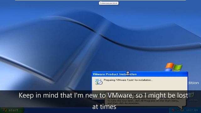 Installing VMware Tools on Windows XP смотреть онлайн