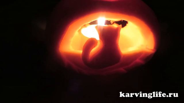 Подсвечник из тыквы на хэллоуин. Фонарь своими руками смотреть онлайн
