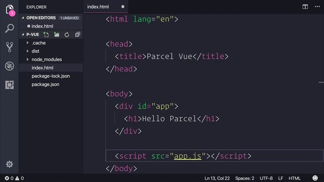 Application bundling with Parcel and Vue.js смотреть онлайн