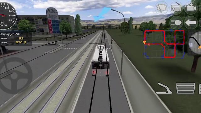 Троллейбус! Симулятор Троллейбуса 2018!#1 смотреть онлайн