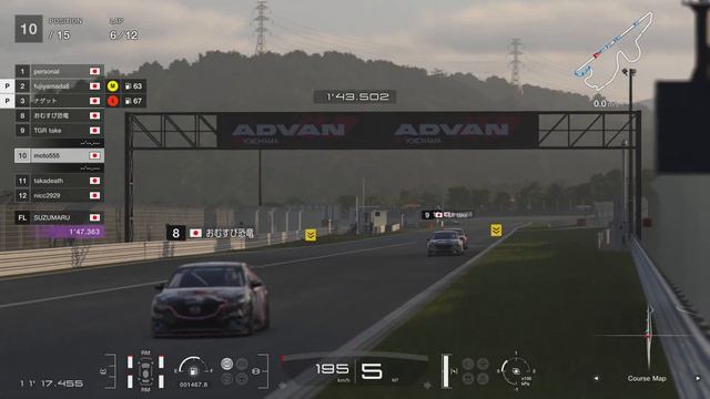 グランツーリスモ 7 MAZDA SPIRIT RACING GT CUP 2022 Rd.3 смотреть онлайн