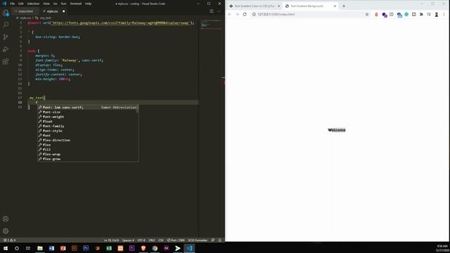 How to Create Gradient Text Using CSS | With Source Code смотреть онлайн
