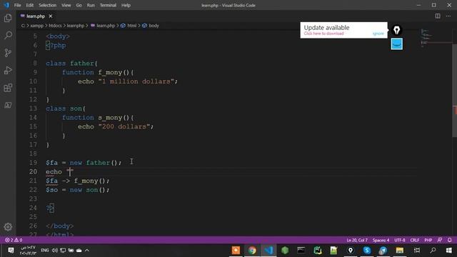تعلم oop برمجة كائنية التوجه PHP الدرس 3 شرح oop الوراثة extend مع مثال مفصل برمجيا وواقعيا смотреть онлайн