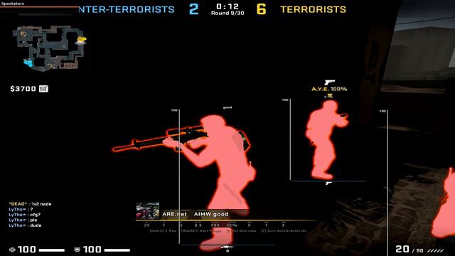 aimware vs fatality 2 iniuria and aimware (1v4) смотреть онлайн