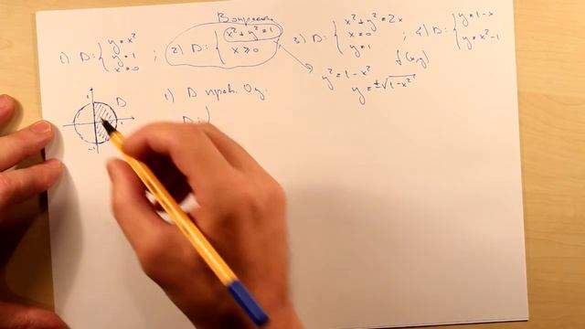 Изменение порядка интегрирования в повторном интеграле. Вопросы смотреть онлайн