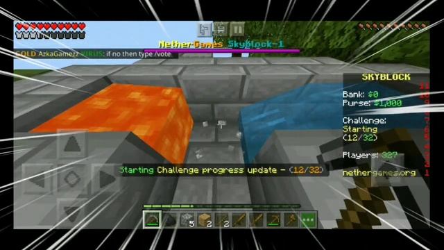 NEW SKYBLOCK SERVER!!!(MCPE, Minecraft Bedrock Edition)(1.16) смотреть онлайн