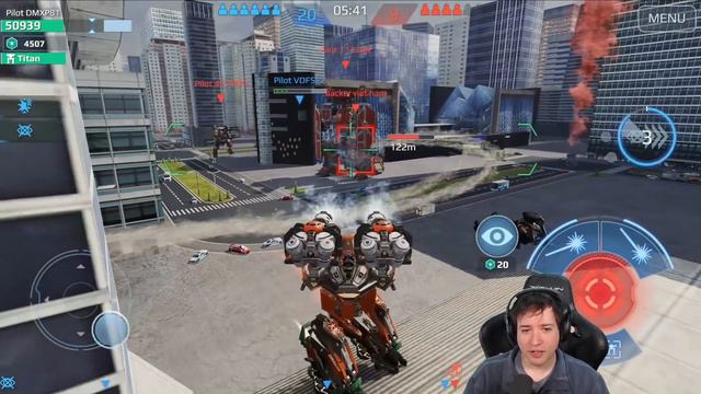 TITAN SNIPER SHARANGA New Max Damage CONFIRMED! War Robots Gameplay WR смотреть онлайн