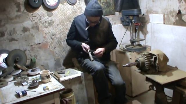 Охотничий нож под заказ. Ручная работа. Украина. Делаю рукоять смотреть онлайн