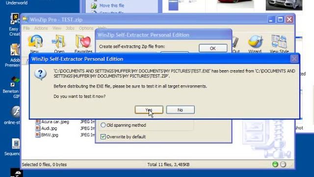 Create a SELF-EXTRACTING zip file with WinZip смотреть онлайн