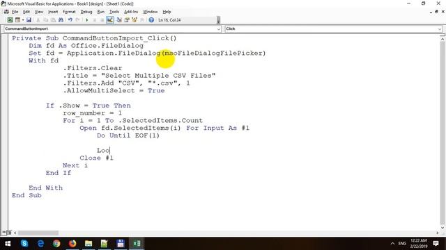 Import Multiple CSV Files with FileDialog in Excel VBA смотреть онлайн