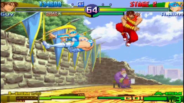 Street Fighter Alpha 3 MAX - Guy World Tour Mode 001 смотреть онлайн