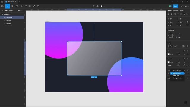 How to Design Glass Card Effect in Figma смотреть онлайн