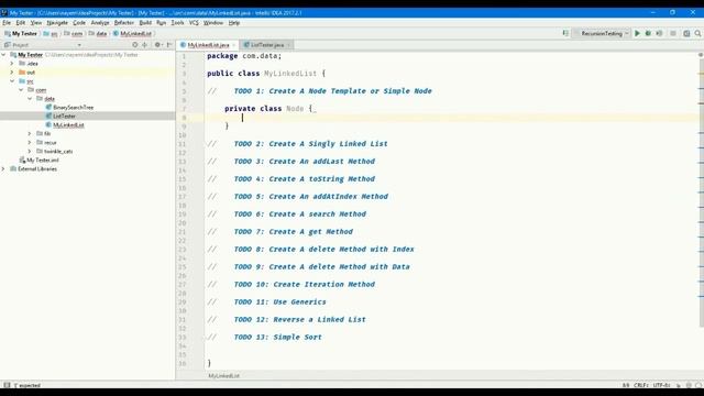 Linked List Implementation Java: Creating A Node Bangla смотреть онлайн