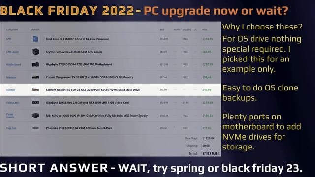 Intel I5 13600Kf Gaming Pc Build Black Friday 2022 - upgrade now or wait смотреть онлайн