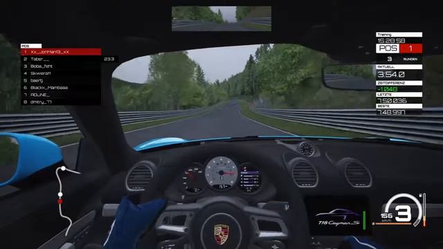 ASSETTO CORSA | PS4 | Nürburgring - BTG | Online | Porsche 718CaymanS 🐬 смотреть онлайн