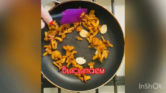 Макароны с грибами (лисички) смотреть онлайн