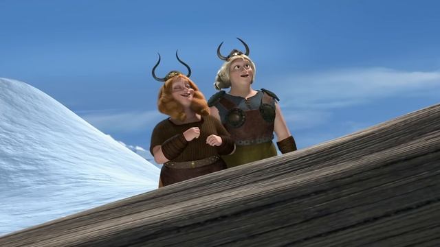 HOW TO TRAIN YOUR DRAGON - Dragon-Viking Games Vignettes: Snowboarding смотреть онлайн