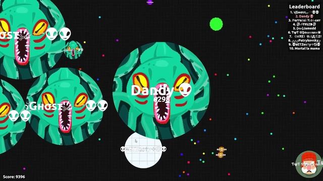Dandy & Zesty VS TYT Sirius & Ghost // Official Agar.io 2v2 // Uncut Gameplay смотреть онлайн