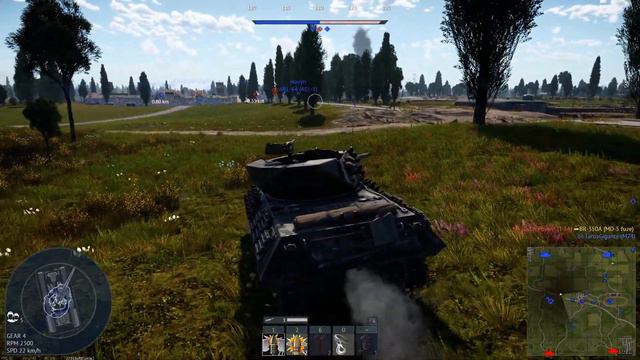 Sniping in the M10 TD | 4.0 Ground RB | War Thunder Gameplay смотреть онлайн