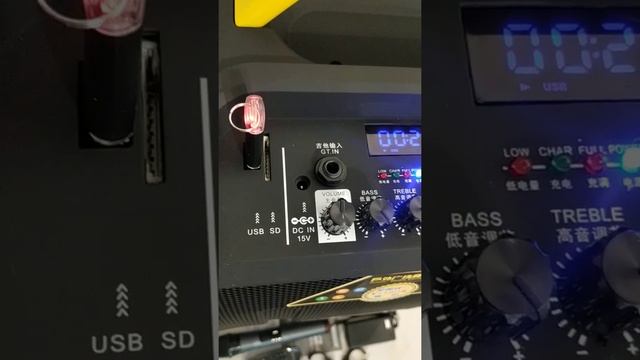 Портативная акустика Temeisheng QX 1214 смотреть онлайн